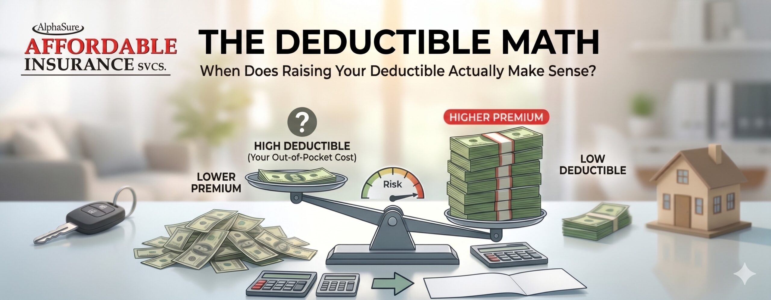 The Deductible Math: When Does Raising Your Car Insurance Deductible Actually Make Sense?