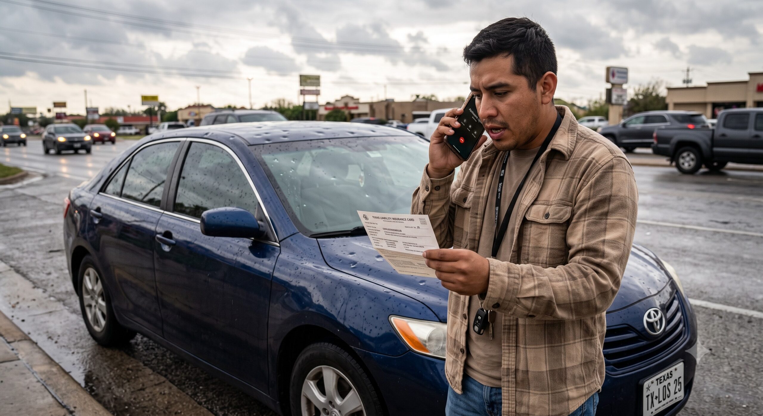 Your car is hit with hail while on vacation. Do you need to file an auto insurance claim right now?