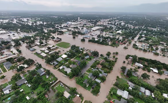 Homes flooded near San Antonio Texas home insurance does not cover flood